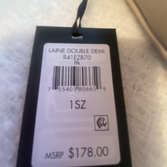 2 DKNY Bags LAINE Demi Nude Crossbody Bag And Wristlet Designer Set Duo NEW $178 - Picture 7 of 12